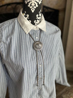 Western Concho Bolo Necklace