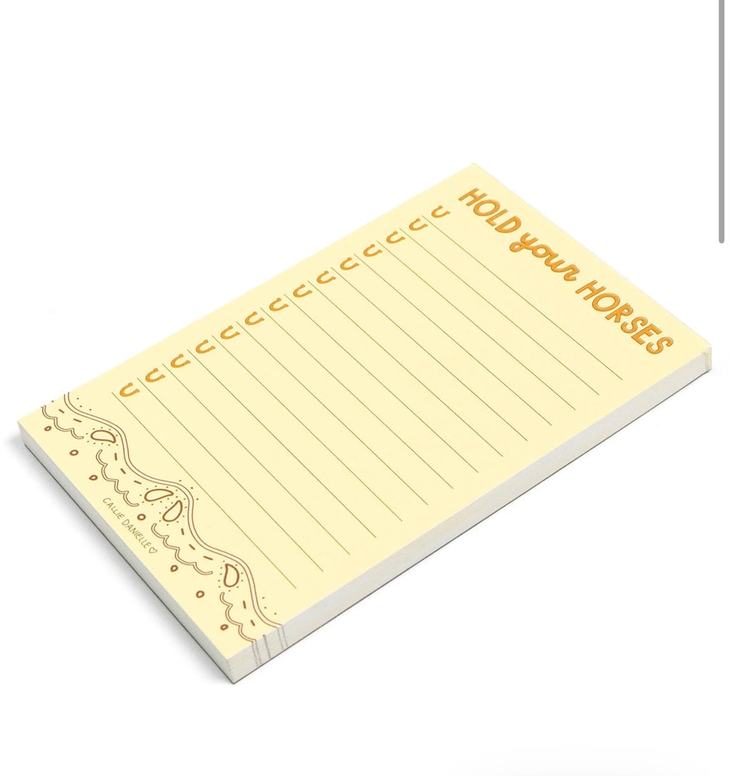 Hold Your Horses Notepad