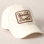 Howdy Darlin' Corduroy Cap