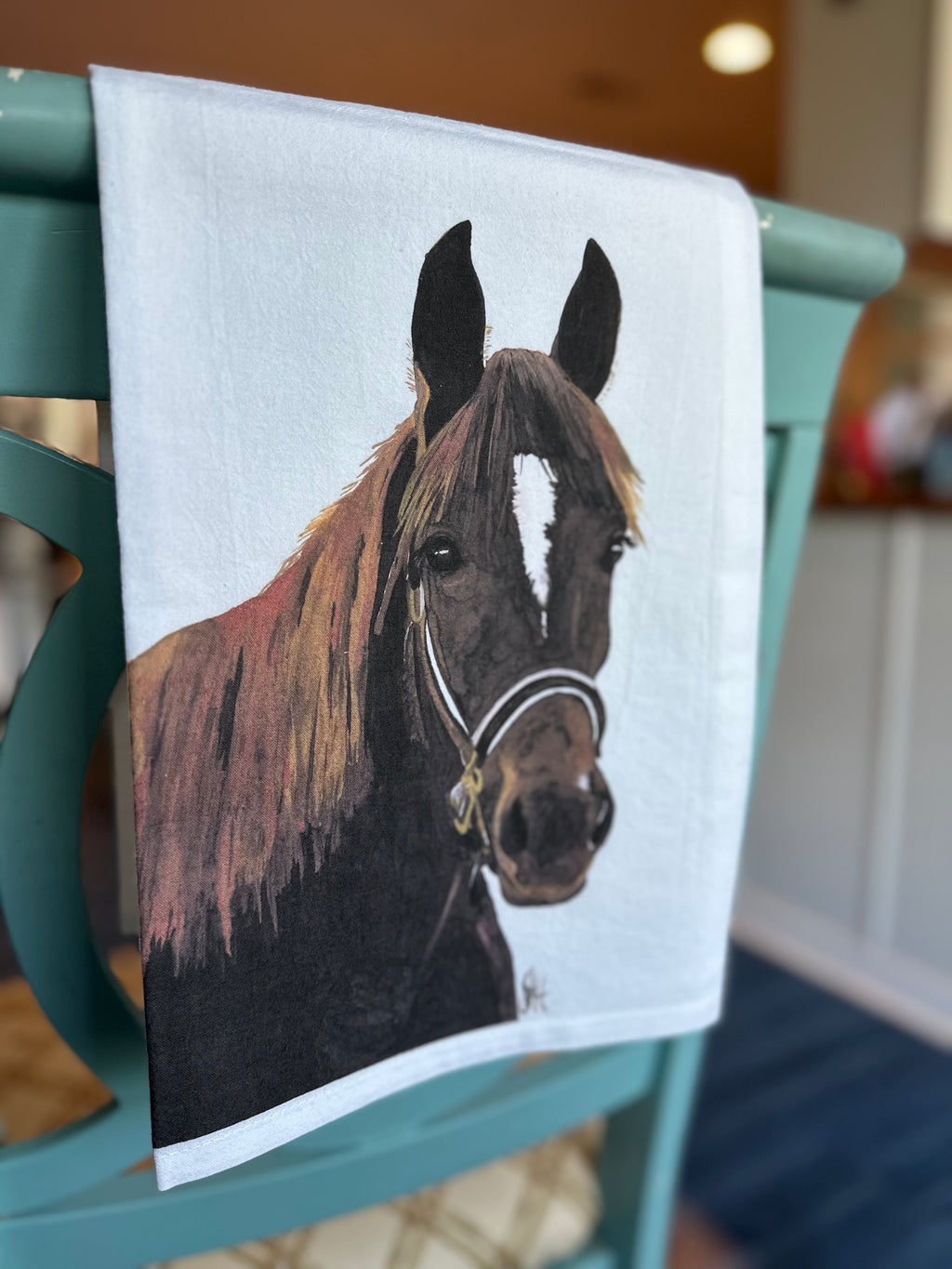 Halter Horse Tea Towel