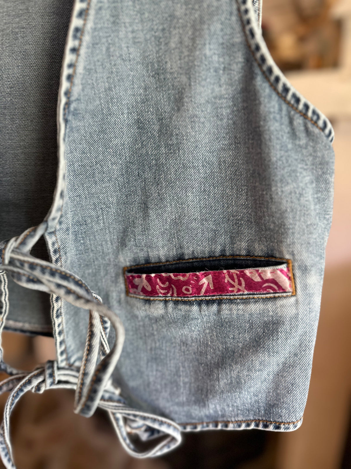 Custom Denim Vest