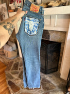 Custom Denim Blue Jean- Blue Nova Pocket