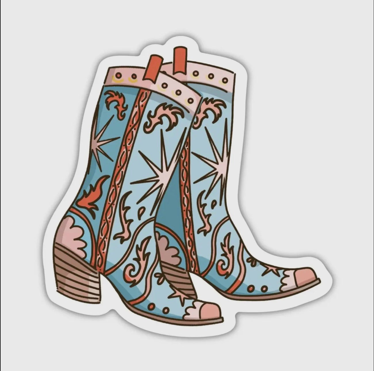Cowgirl Boots Sticker