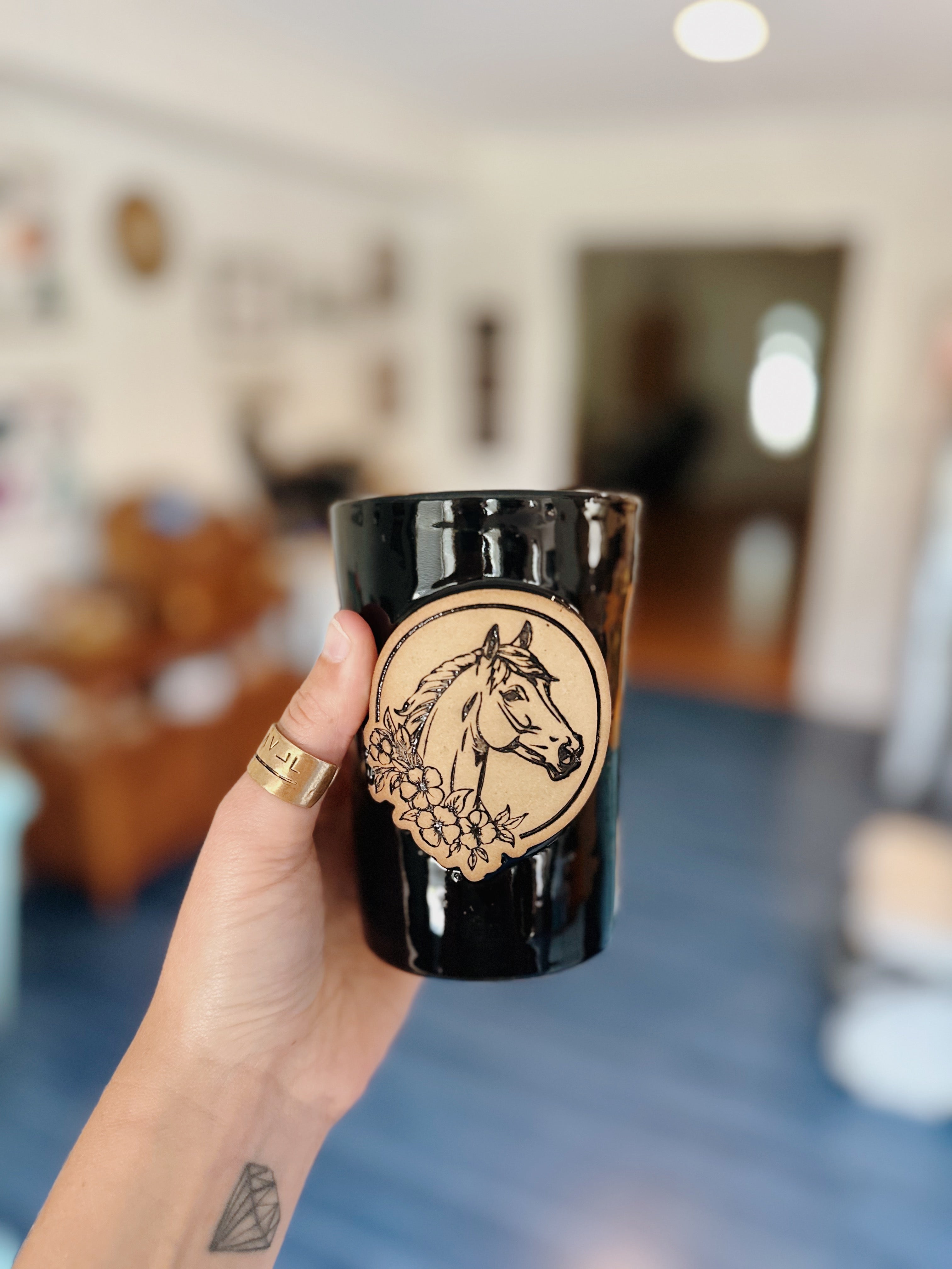 Horse Stamp Tumbler
