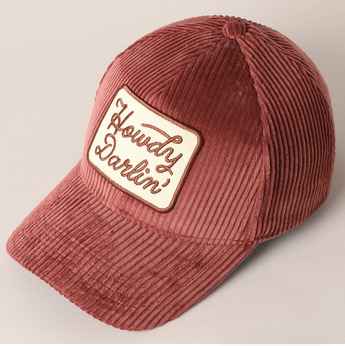 Howdy Darlin' Corduroy Cap