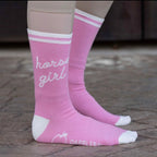 Dapplebay Knit Crew Socks - Horse Girl
