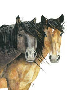 Wild Mustang Tea Towel
