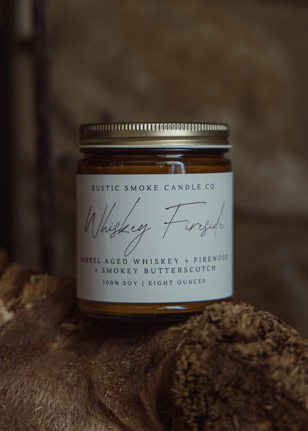 Whiskey Fireside Candle