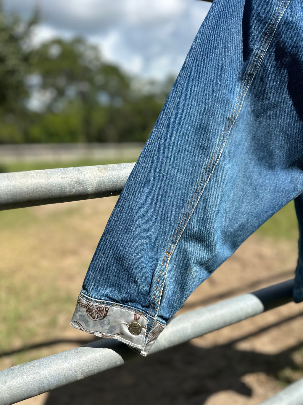 Custom Vintage Denim Jacket