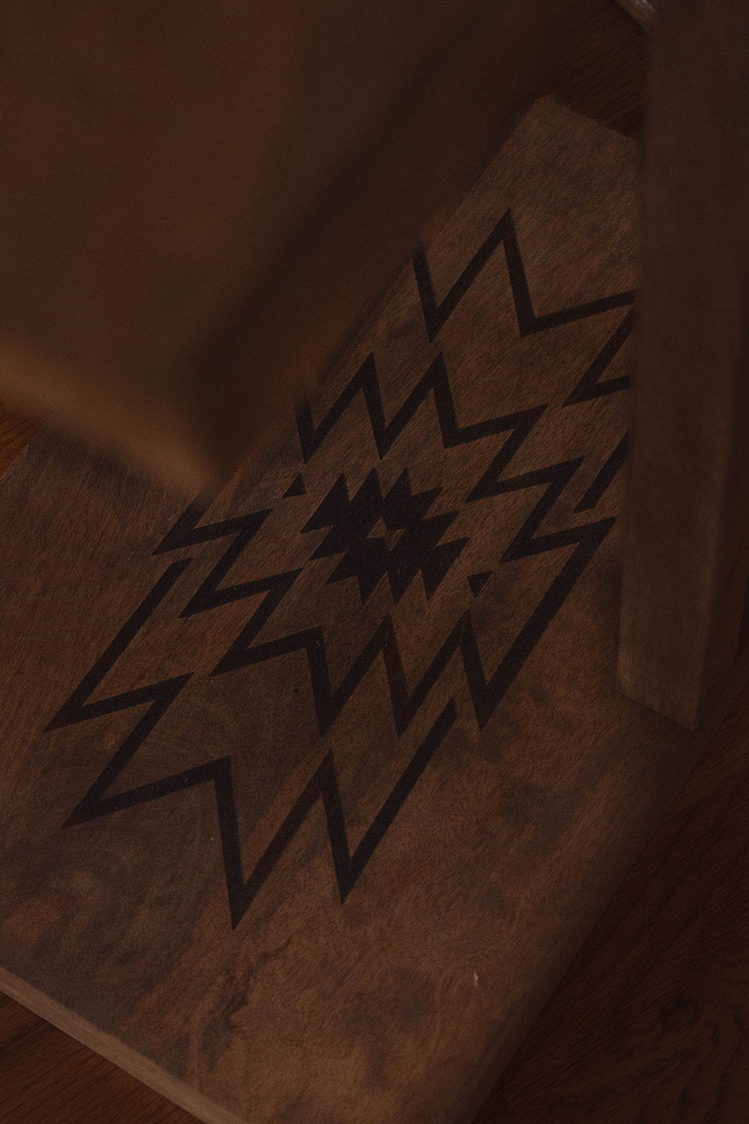 Wooden Horse Head Side Table