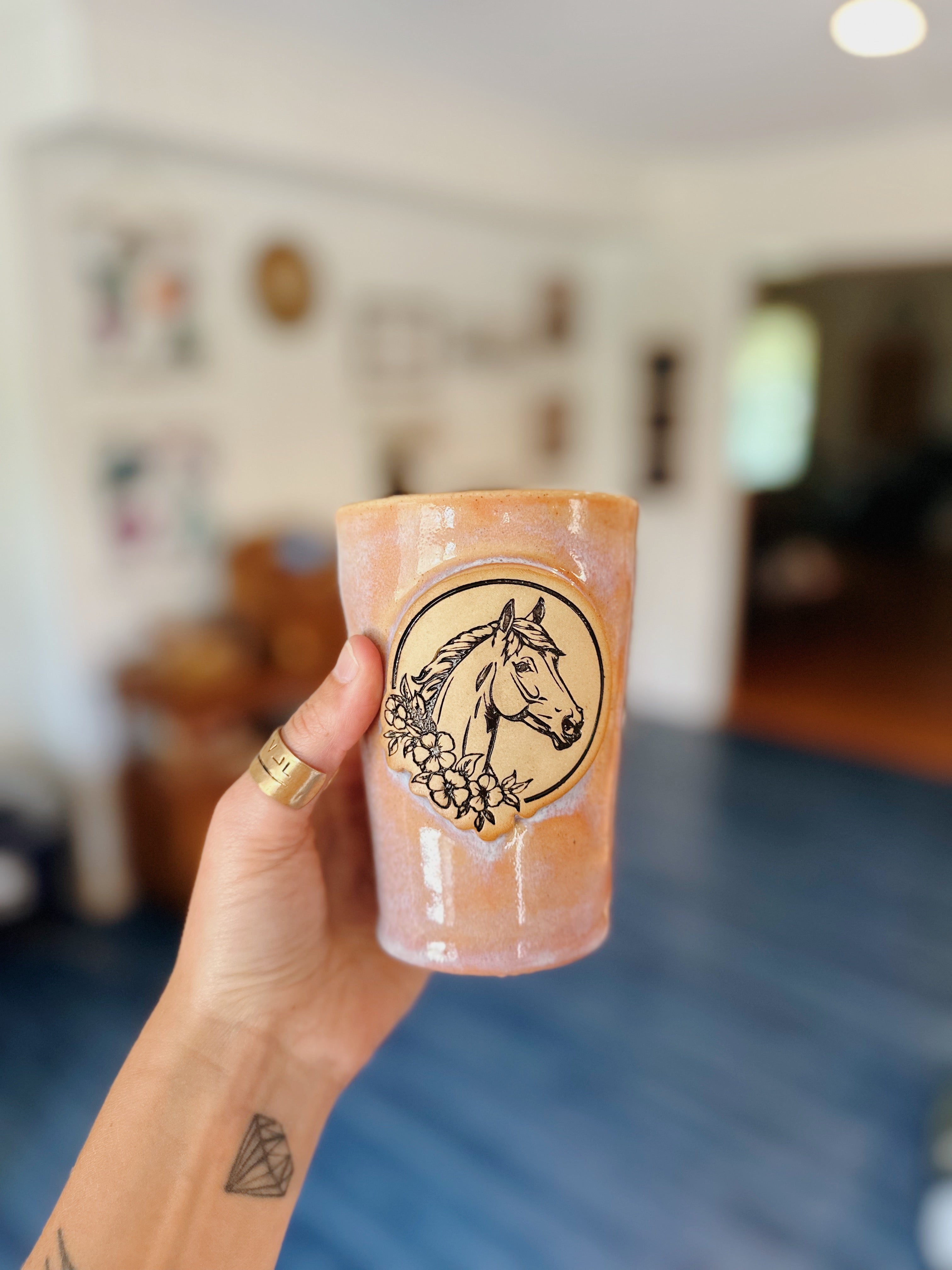 Horse Stamp Tumbler