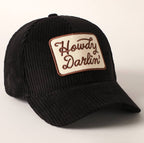 Howdy Darlin' Corduroy Cap