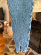 Custom Denim Blue Jean- Pink Rodeo Pocket