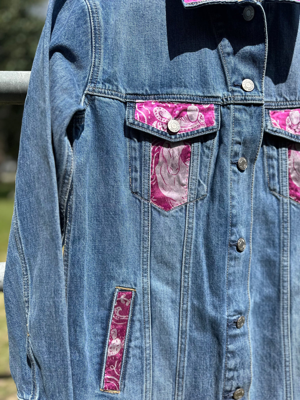 Custom Denim Duster Jacket