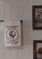 High Horse Dish Towel