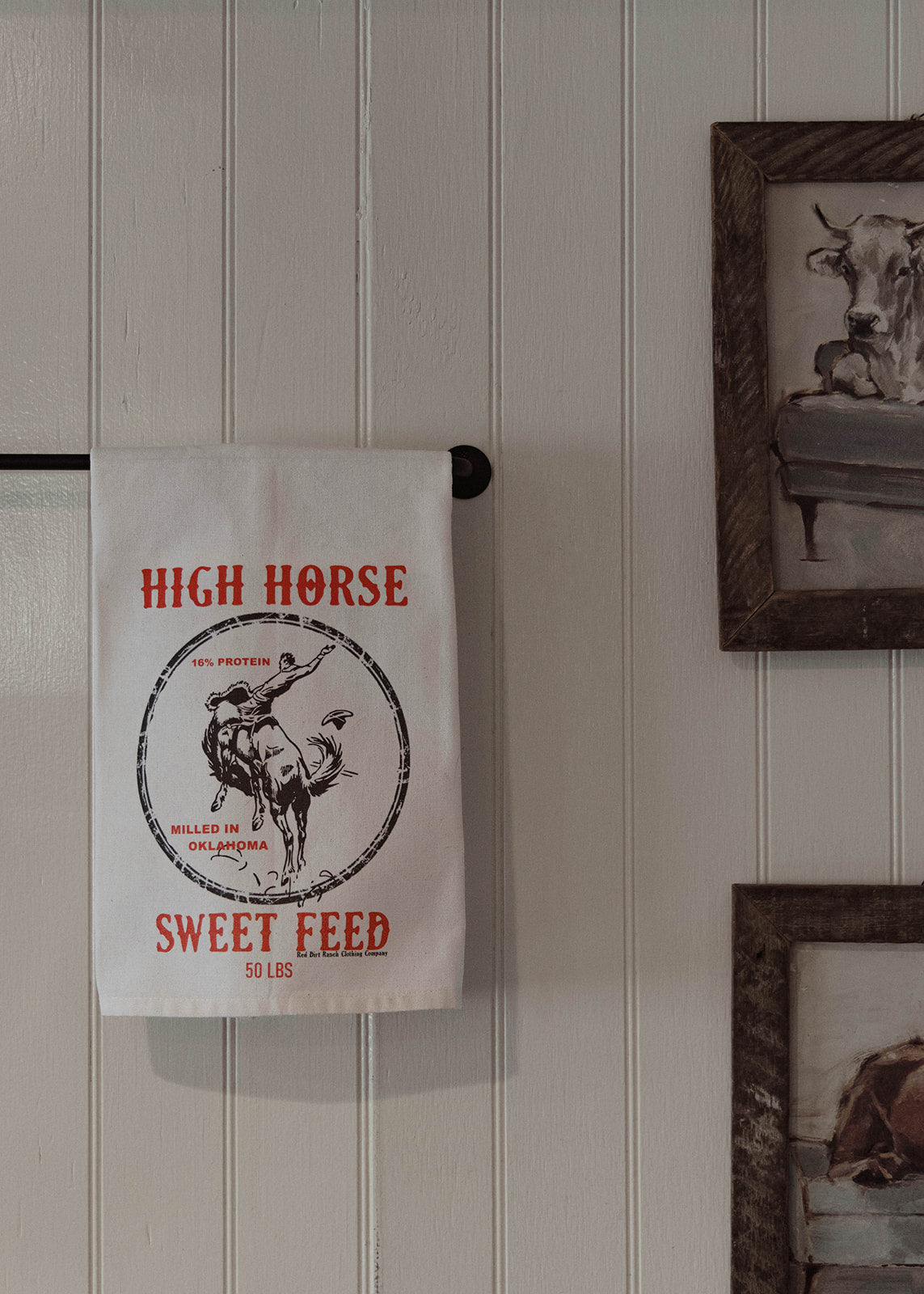 High Horse Dish Towel