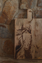 Horse Head Cutting Board