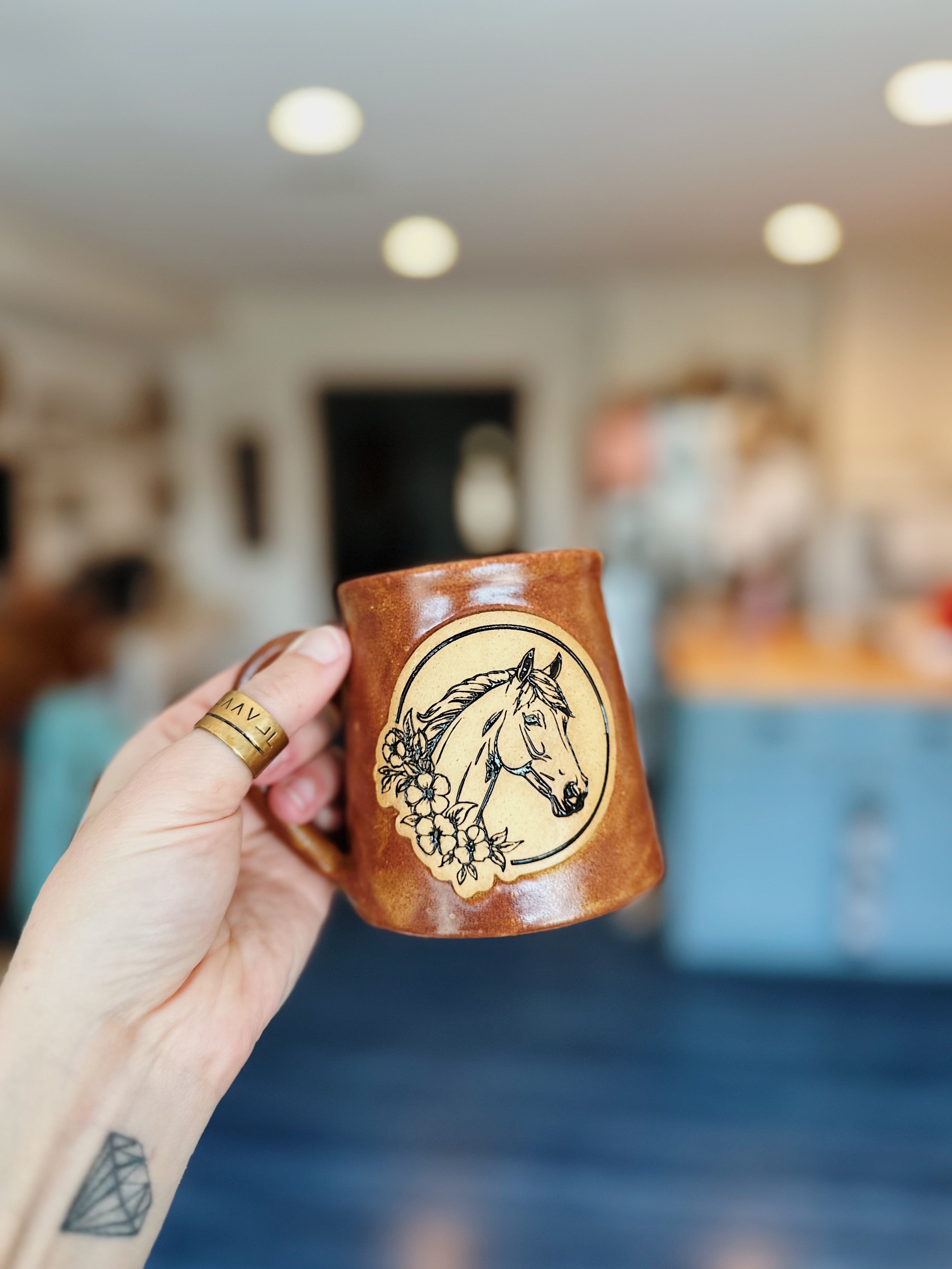 Horse Stamp Mug