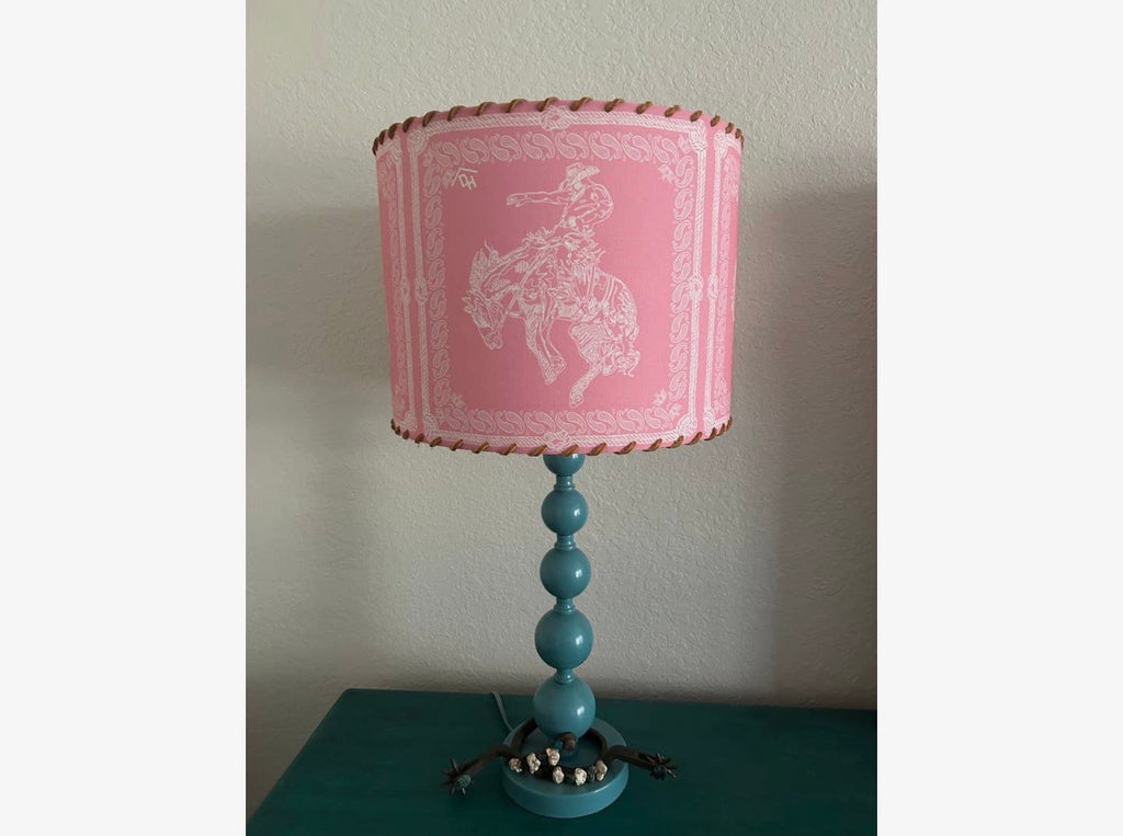 Pink Bronc Lampshade