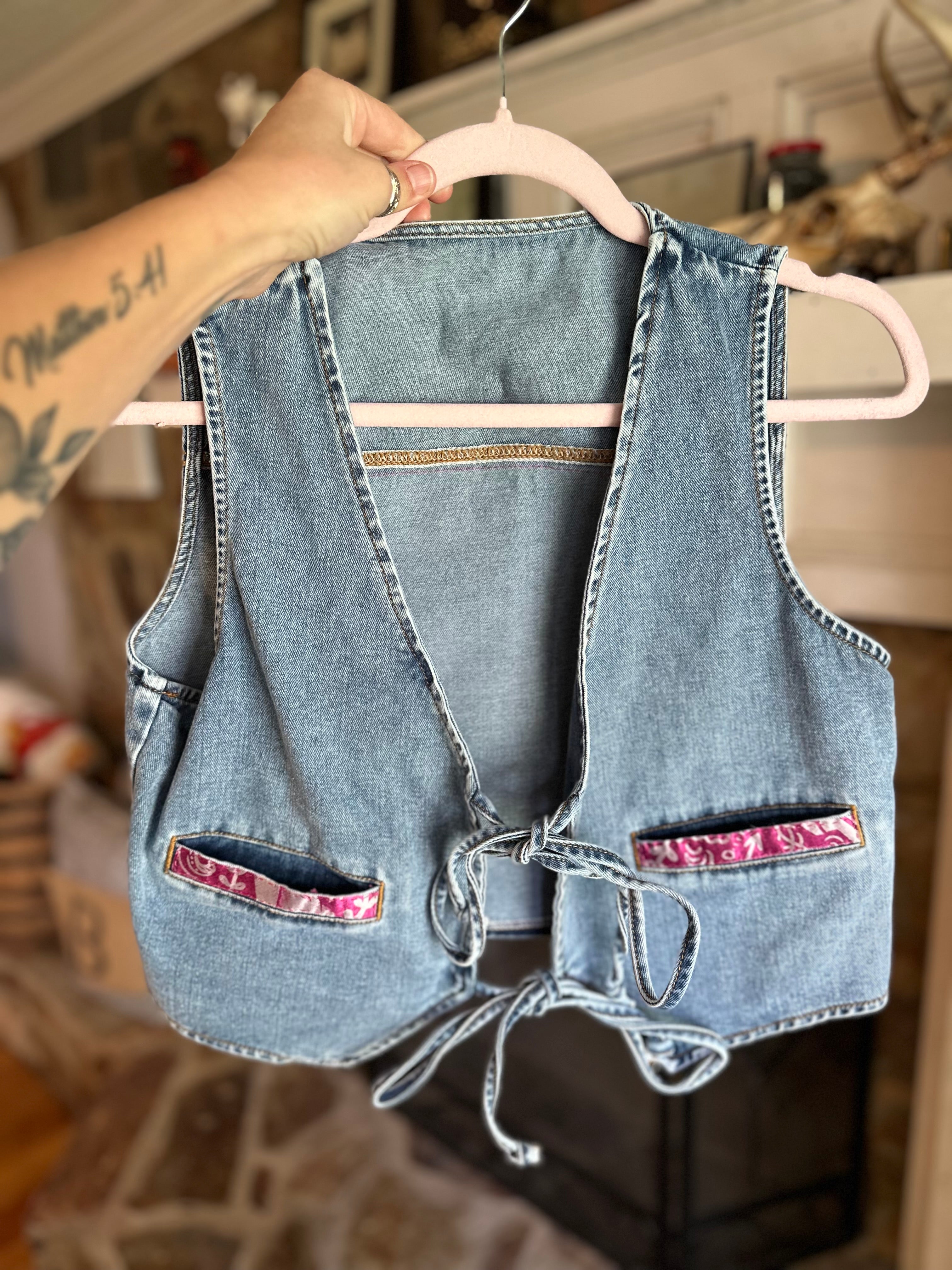 Custom Denim Vest