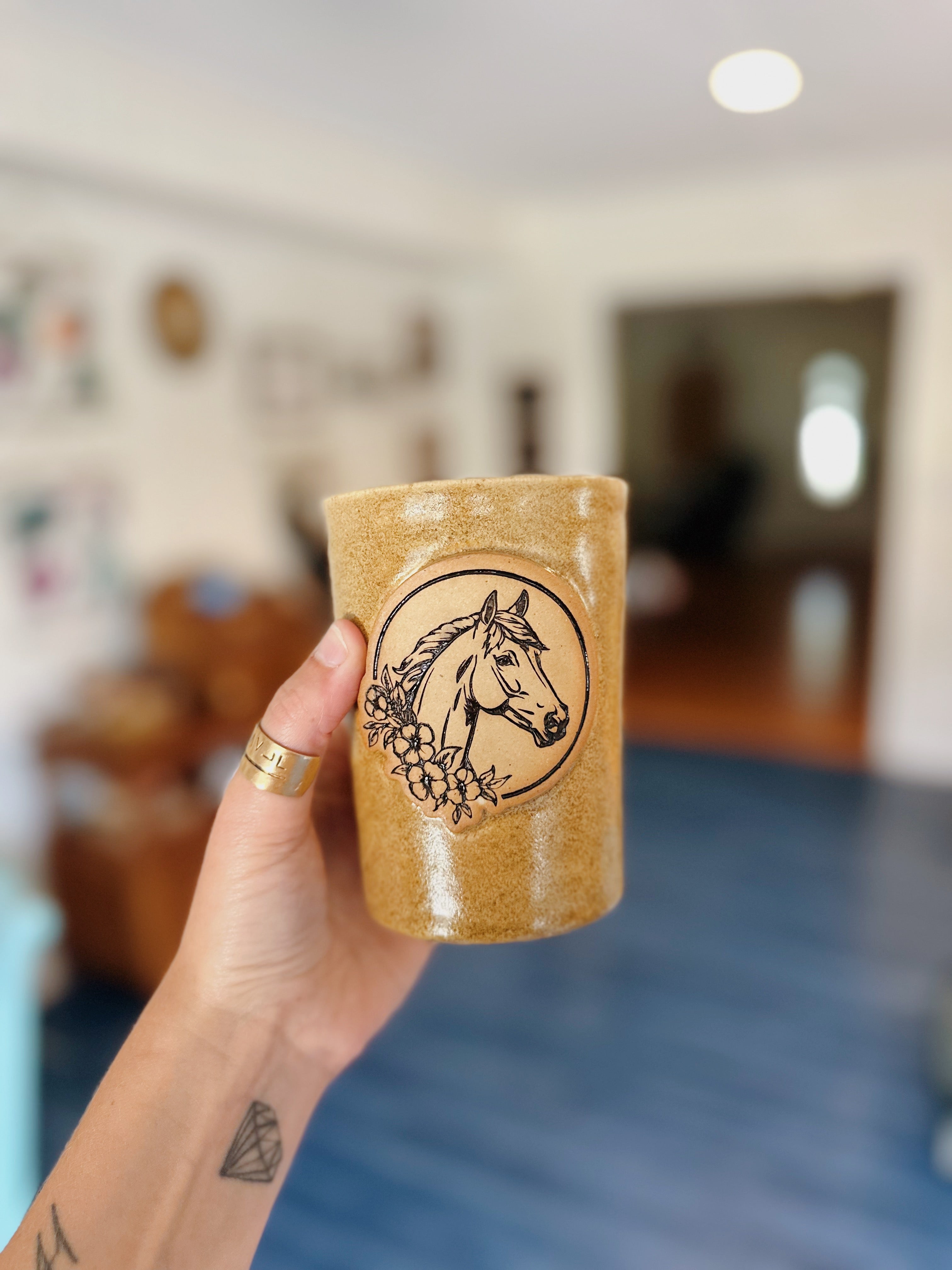 Horse Stamp Tumbler
