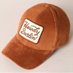 Howdy Darlin' Corduroy Cap