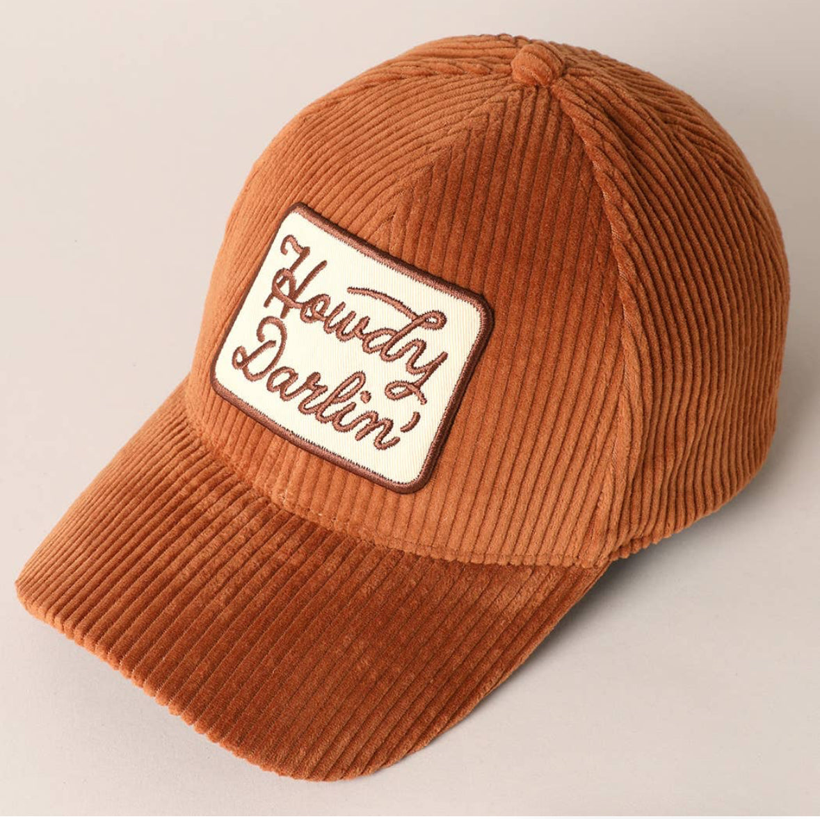 Howdy Darlin' Corduroy Cap