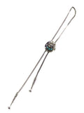 Western Turquoise Cowboy Hat Bolo Necklace