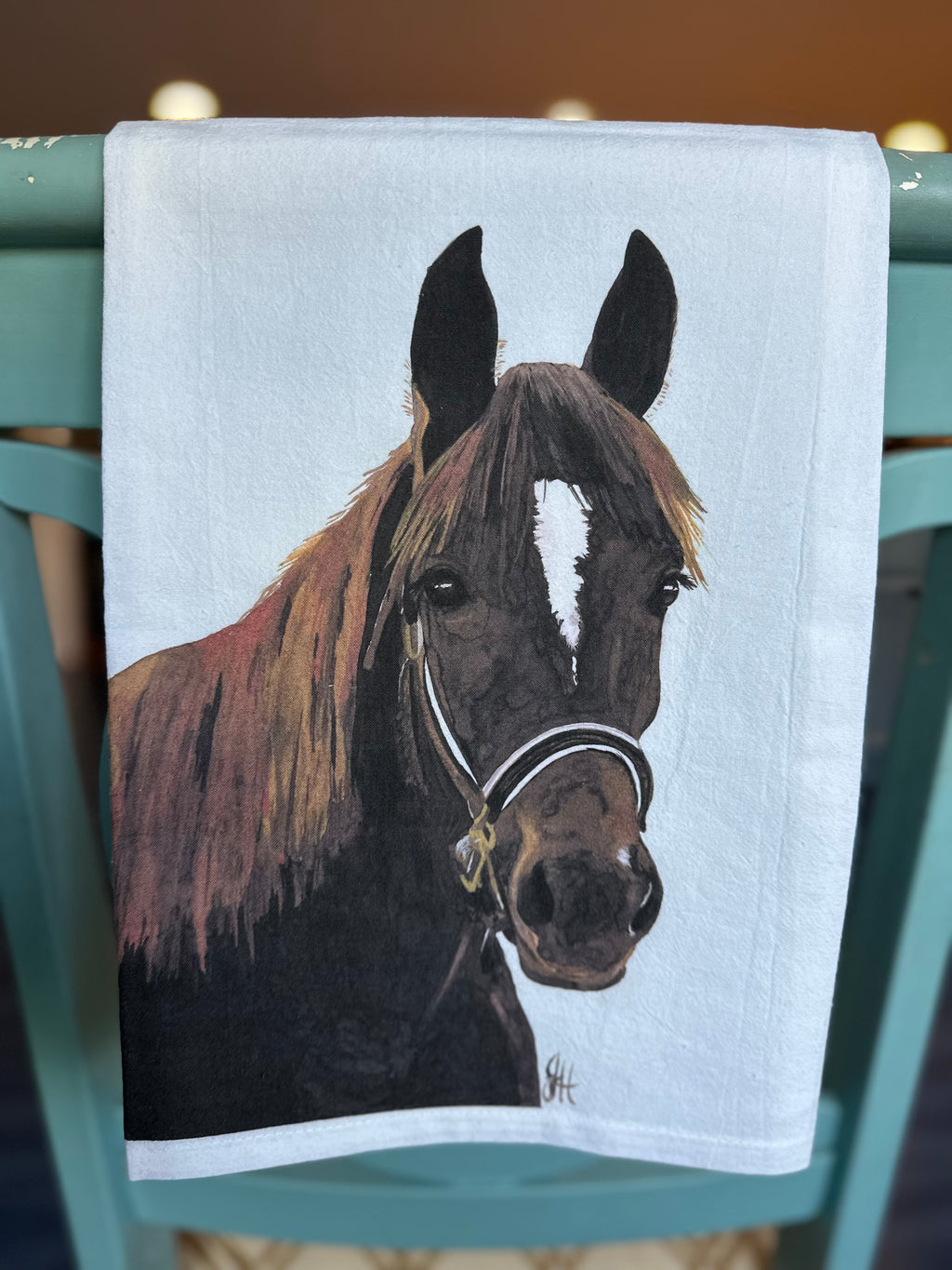 Halter Horse Tea Towel