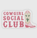 Cowgirl Social Club Sticker
