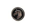 Western Horse Portrait Cuff Ring