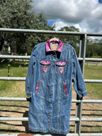 Custom Denim Duster Jacket