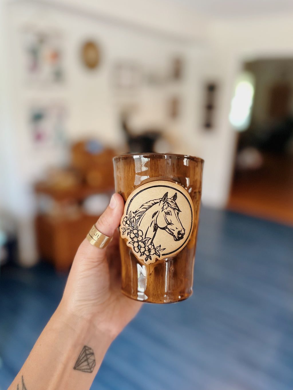 Horse Stamp Tumbler