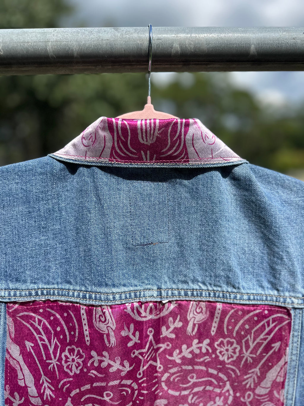 Custom Denim Duster Jacket