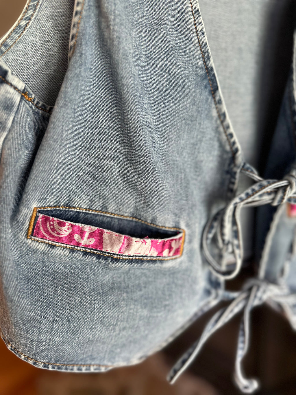 Custom Denim Vest