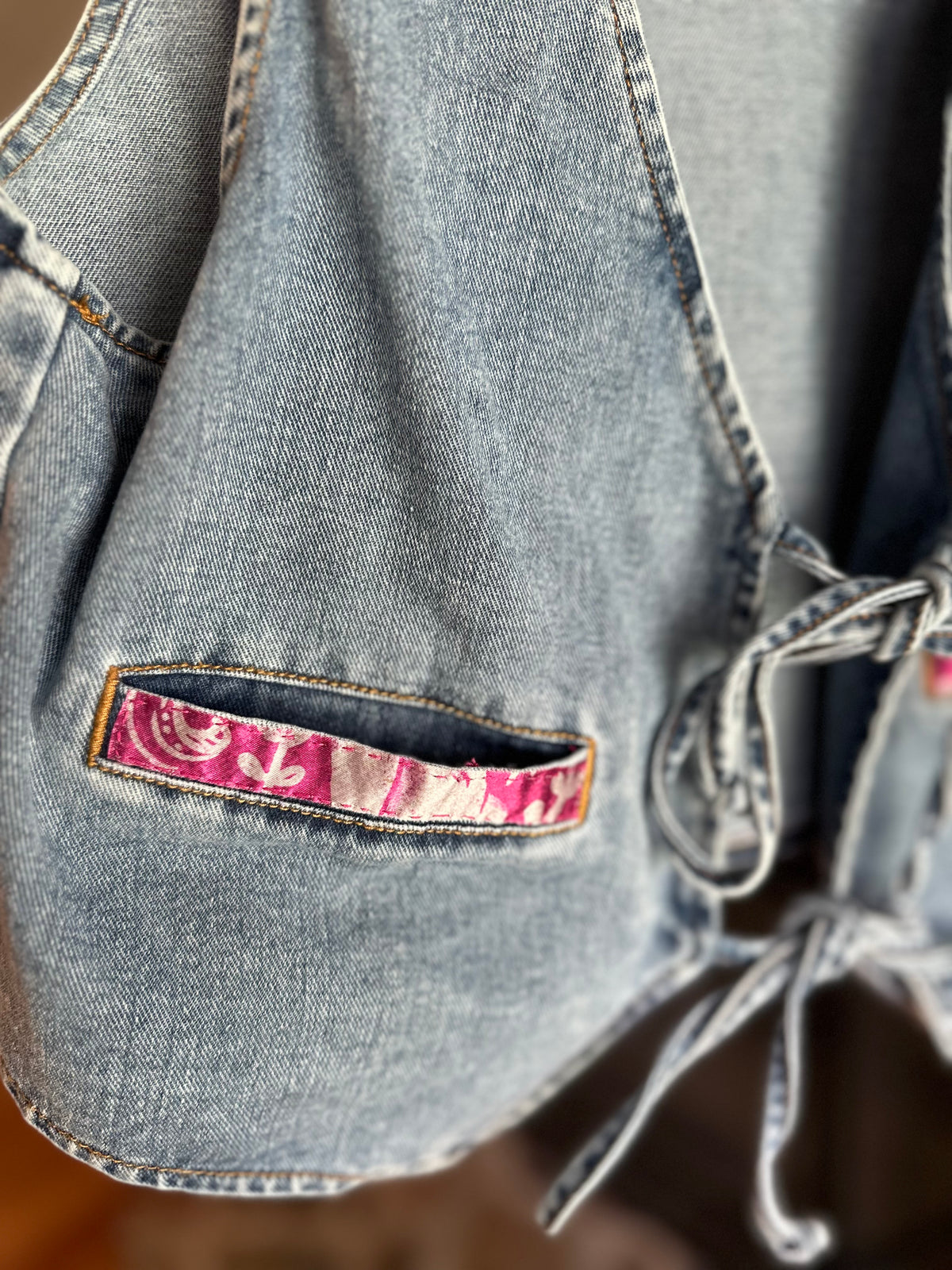Custom Denim Vest