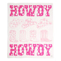 Pink Howdy Blanket