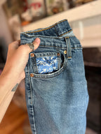 Custom Denim Blue Jean- Blue Nova Pocket