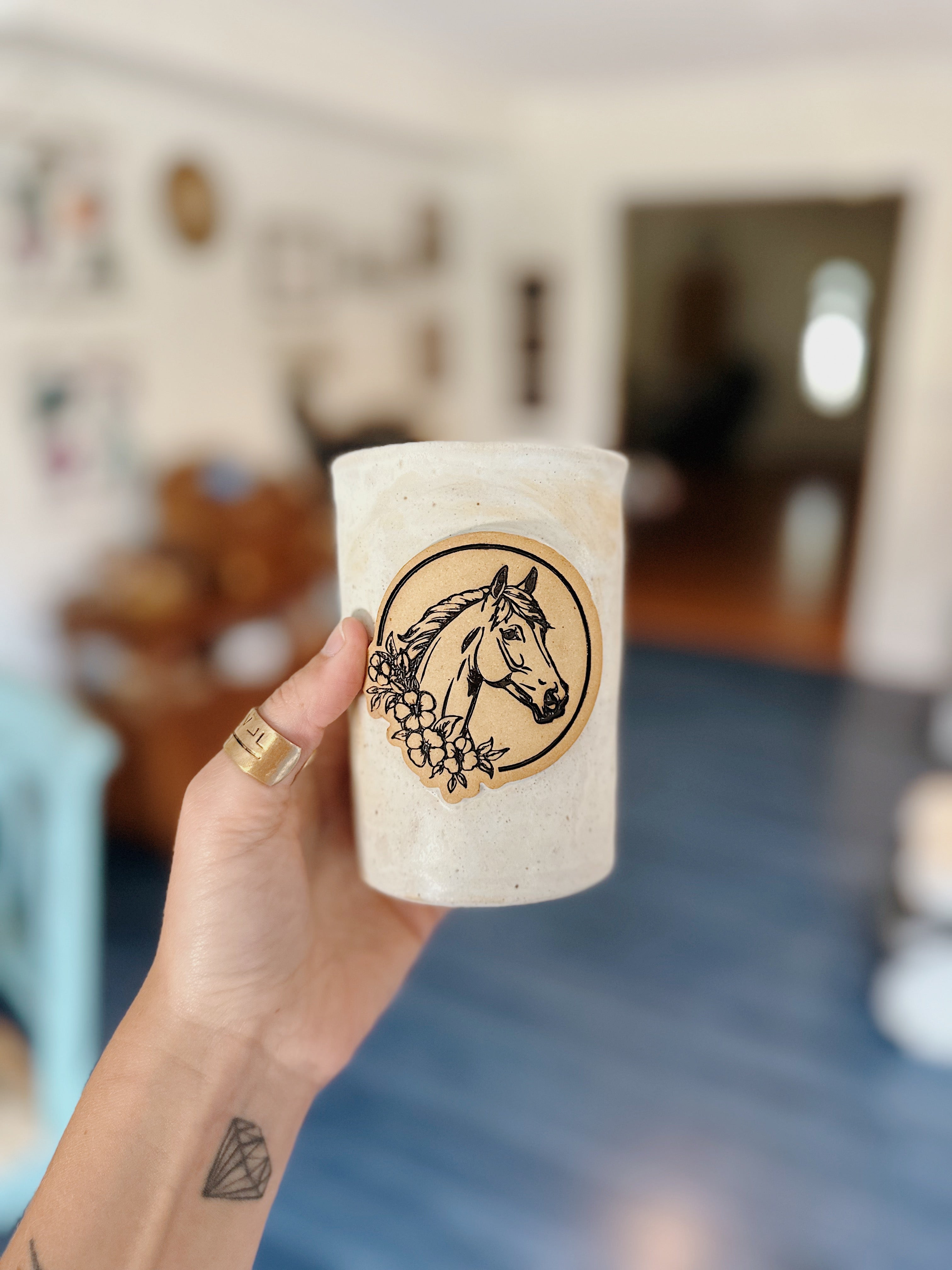 Horse Stamp Tumbler