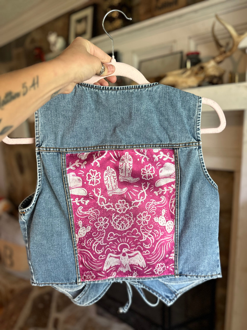 Custom Denim Vest