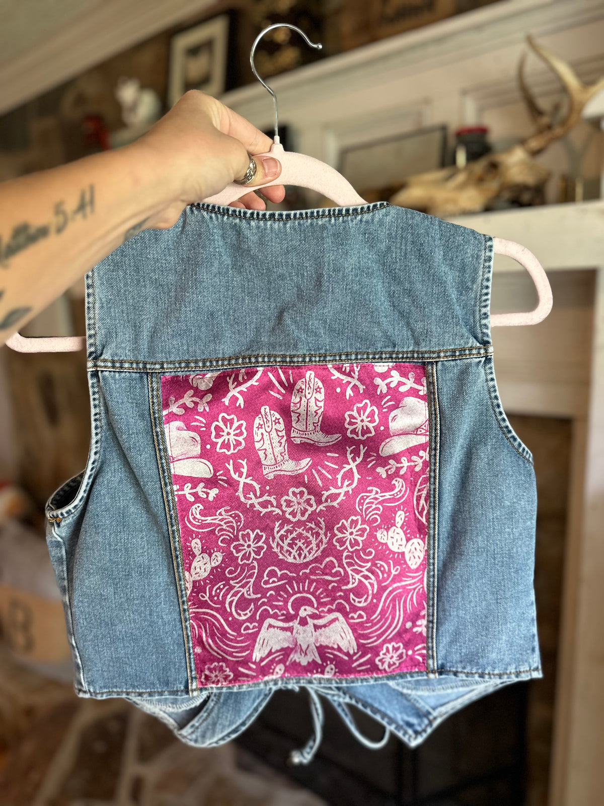 Custom Denim Vest