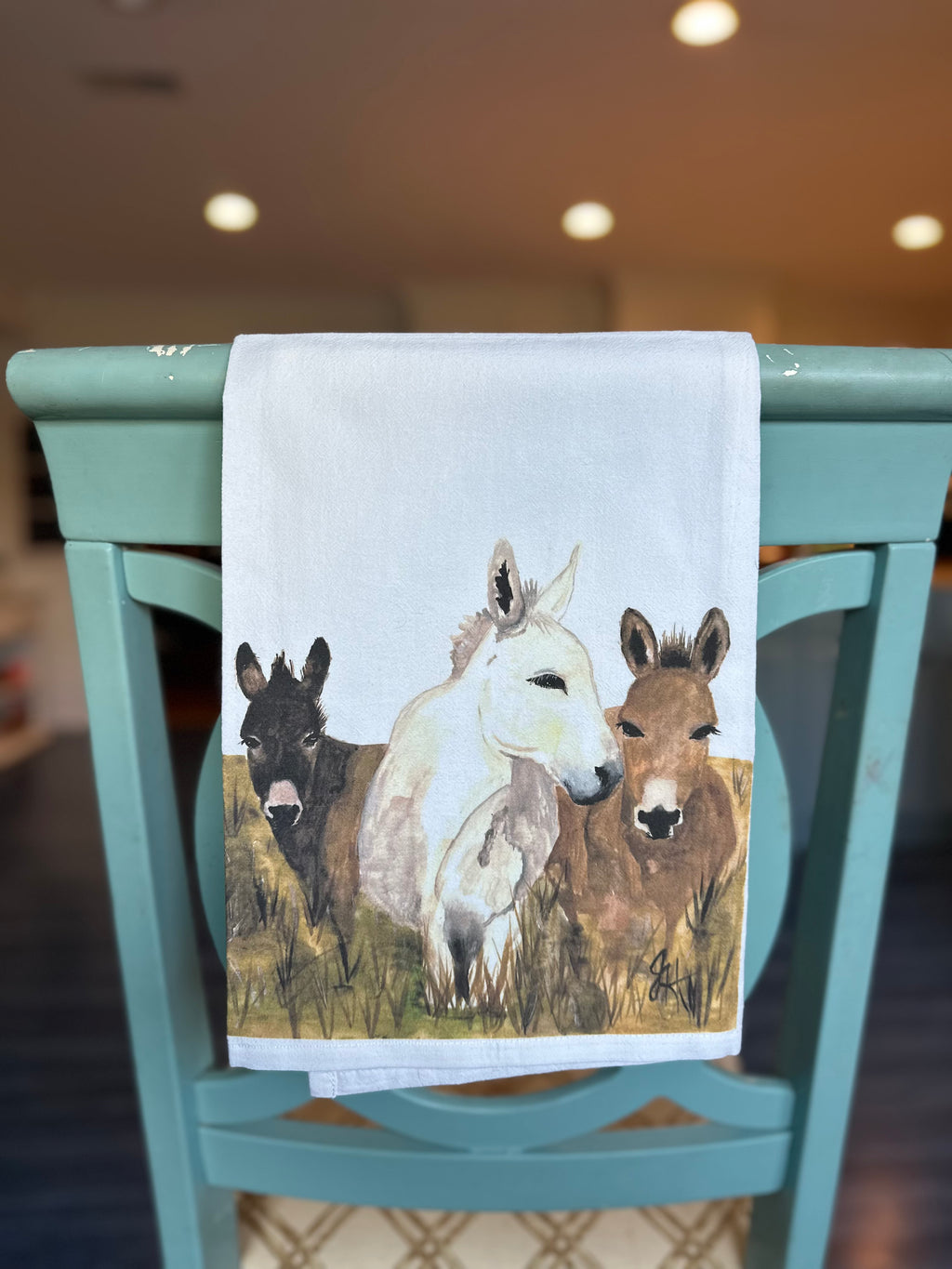 Wild Donkey Tea Towel
