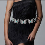 Turquoise Butterfly Waist Chain Belt