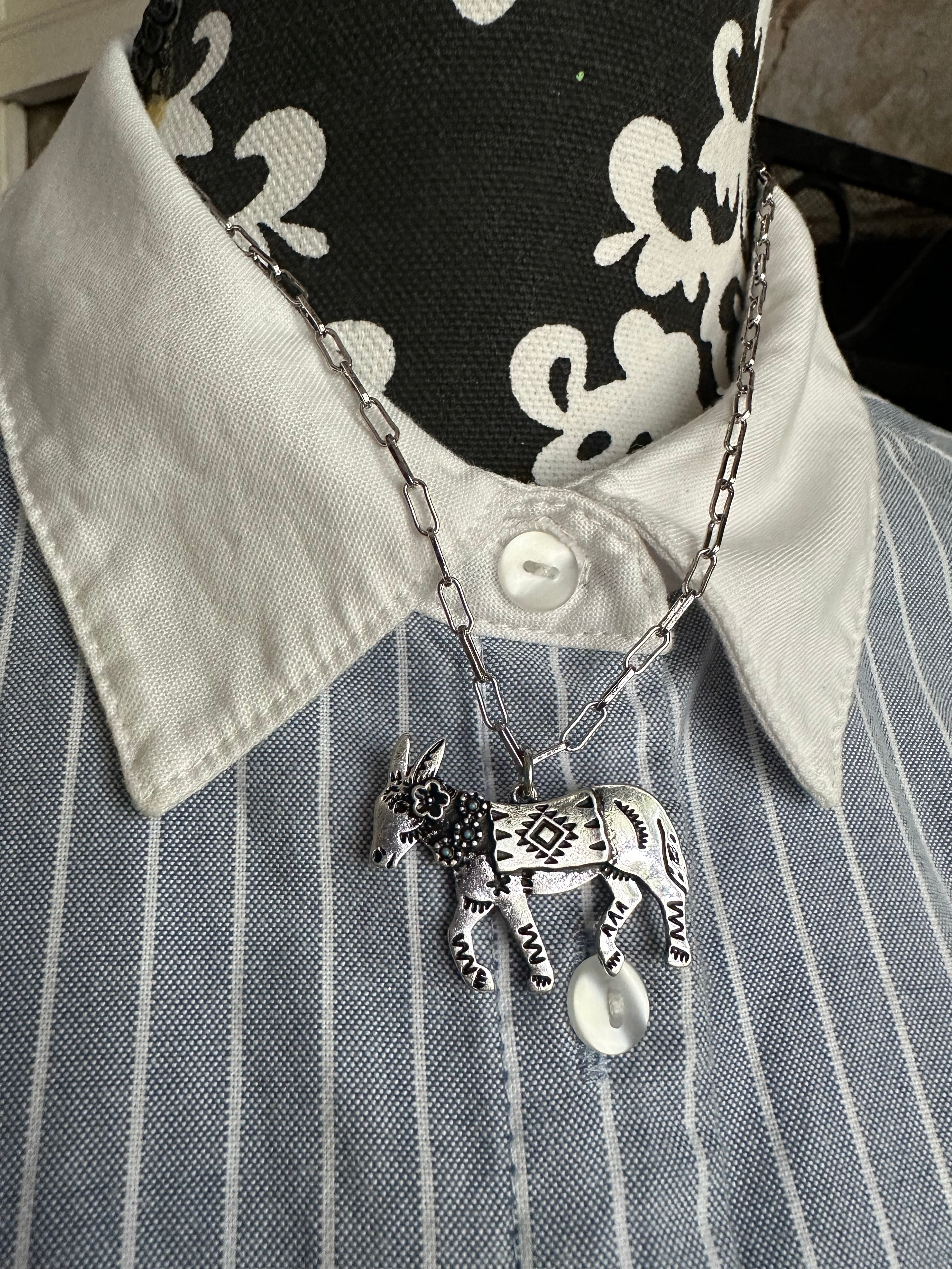 Western Burro Necklace