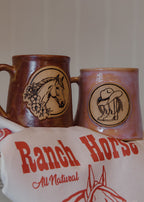 Cowgirl Boot Stamp Mug