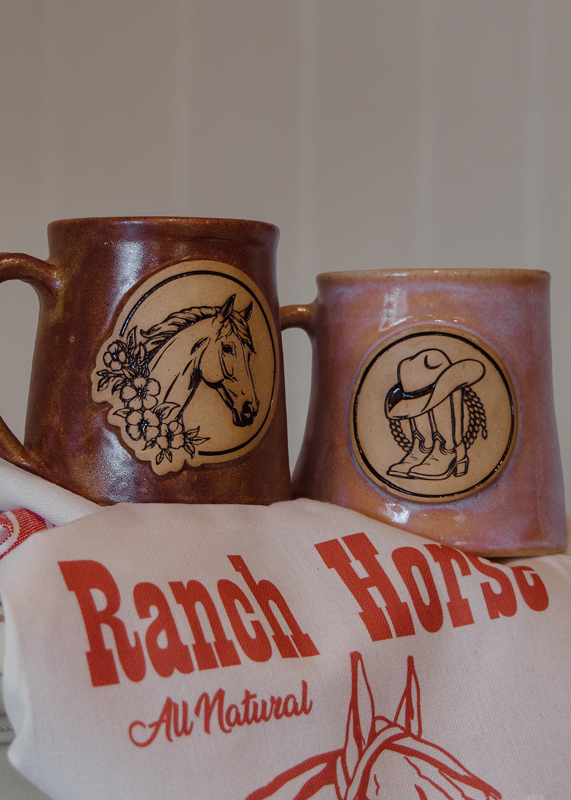 Cowgirl Boot Stamp Mug