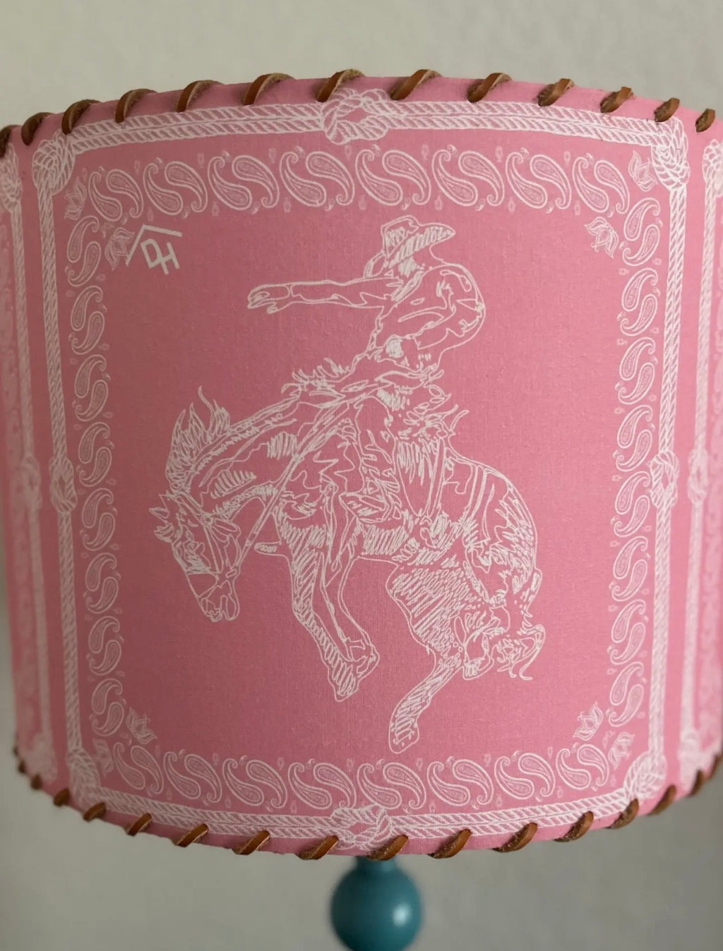 Pink Bronc Lampshade