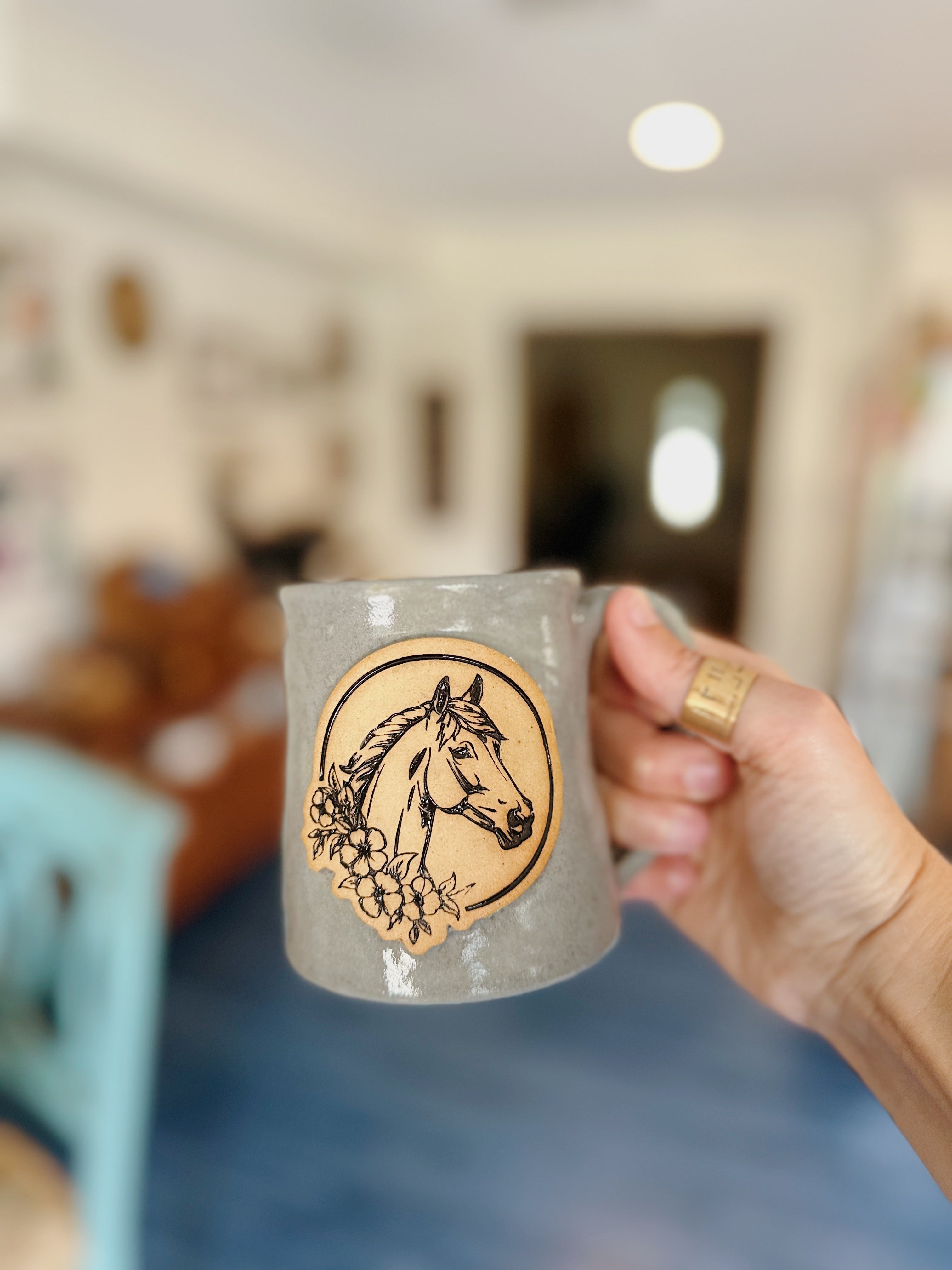 Horse Stamp Mug